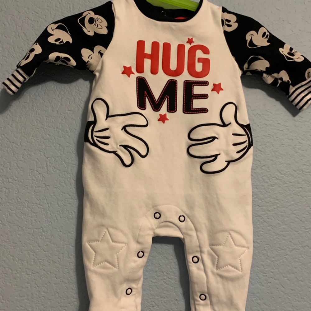 Mickey Mouse footless one piece